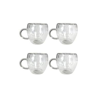 Imagem de Conjunto De Xícaras Parede Dupla Chique Para Casa Familiar - Hauskraft