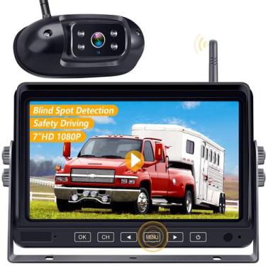 Imagem de Câmera de backup sem fio Befumly K16 para RV/trailer 1080P HD