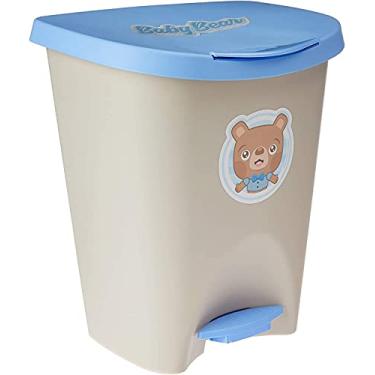Imagem de Lixeira Com Pedal 15L Baby Menino, Usual Utilidades, 487, Azul