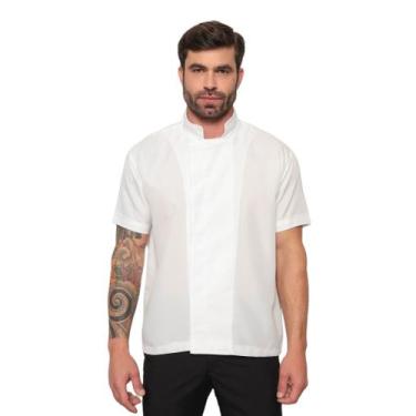 Imagem de Dolma Chef Masculino Ross Branco - Gardenia Jalecos, GG