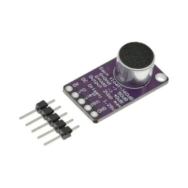 Imagem de Módulo Sensor De Som Para Arduino MAX4466 MAX9814 Interruptor De Contr