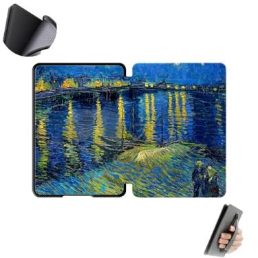 Imagem de GUKSRASO Capa para 6.8" Kindle Paperwhite 11ª Geração/Signature Edition (Modelos: M2L3EK/M2L4EK) - Painel Traseiro em TPU com Função de Suspensão/Ativação Automática, Alça de Mão