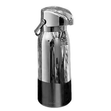 Imagem de Garrafa Térmica para Café Chá em Plástico PP e Vidro Verona (1,8 Litros | Preta)