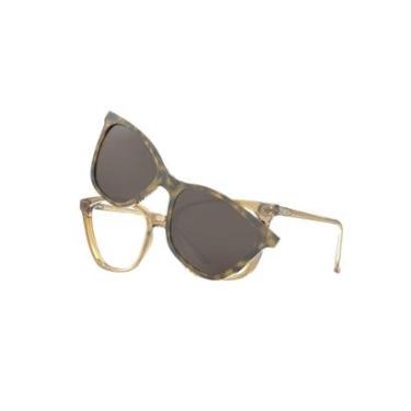 Imagem de Armação De Óculos Hb Switch 0385 10103850920034 Creme Translúcido-Feminino