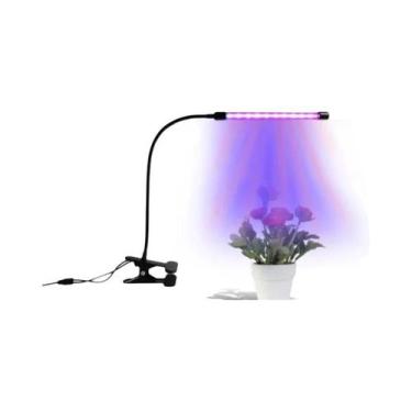 Imagem de Luminária de Crescimento LED 5 Cabeças 45W - Espectro Completo com Cli