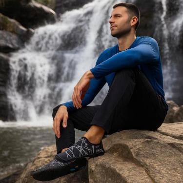 Imagem de Sapatilha Nautica Aquática Neoprene Esportiva Pesca Solado Borracha An