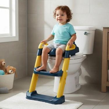 Imagem de Assento Redutor Infantil Para Vaso Sanitário Altura Ajustada - NoBrand