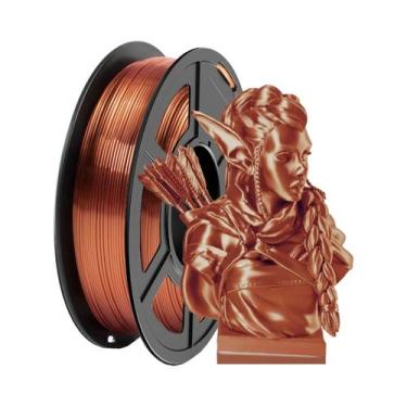 Imagem de Filamento Multicolorido Para Impressora 3D PLA+ Seda 1.75mm Embalado I
