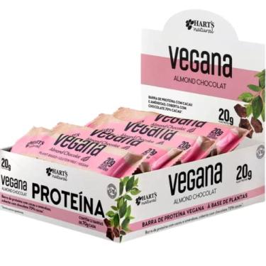 Imagem de Harts Natural Display Barra Proteína Vegana Almond Chocolat