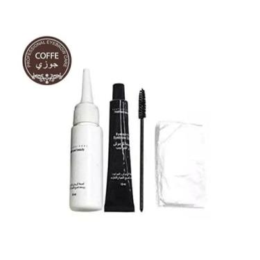 Imagem de Kit Henna Sobrancelhas Cílios Barba Fixador 10ml (Coffe)