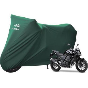 Imagem de Capa De Tecido Para Moto Kawasaki Z 400 Z 650 Z 750 - Mz, Verde