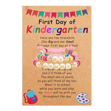 Imagem de Ymimanchil Pulseira First Day of School Pulseira de volta às aulas Mommy and Me First Day of School Gifts Pulseiras de volta às aulas, ADJUSTABLE, liga metálica, Sem Pedra Preciosa