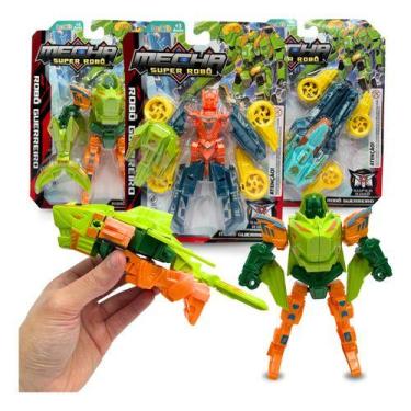 Imagem de Boneco Transformers Carro Animal Que Vira Robô Top - Duarte Shop