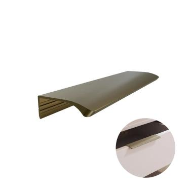 Imagem de Puxador Aluminio Luna Champanhe Claro 150mm Rometal