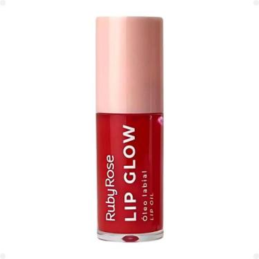Imagem de Óleo Labial Ruby Rose Lip Glow Eletric Red HB-L6502-1