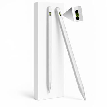 Imagem de Caneta Touch Screen Stylus Compativel Com Display Android Tablet Notebooks - Recarregavel Carregamento Rapido Capacitiva Ponta Fina Com Alta Precisão Inclinação Sensibilidade Digital Universal