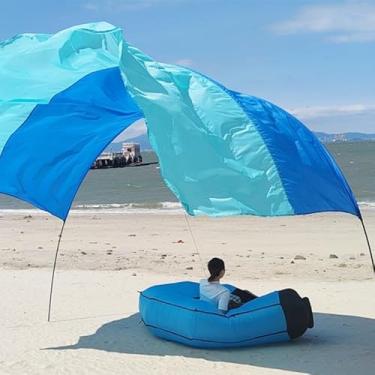Imagem de Tenda De Praia Pop-up, Abrigo Solar Portátil Com Proteção Uv Upf50 - Ideal Para Pesca, Caminhada E Acampamento - Design à Prova D'água E à Prova De Vento Para Proteção Máxima