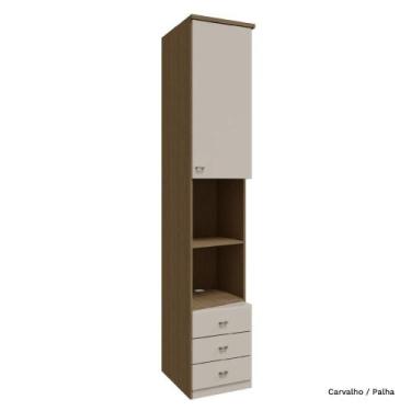 Imagem de Guarda Roupa Modulado Lateral 01 Porta com 245cm de Altura 03 Gaveta S