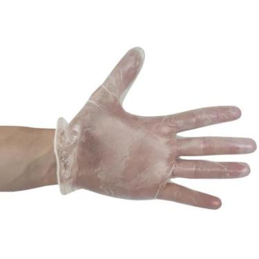 Imagem de Luva de Vinil com Pó Descarpack Clinica Hospital Caixa com 100 Unidade