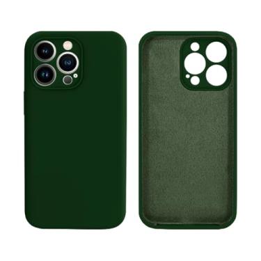Imagem de Capinha Celular para iPhone 14 Pro Com Proteção de Câmera em Silicone com Interior Aveludado