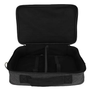 Imagem de Jiawu Bolsa de transporte para pedal de efeitos de guitarra Boss, Line 6, para Digi Tech, estojo de armazenamento para pedal de efeitos com acolchoamento espesso (S)