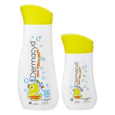 Imagem de Sabonete Líquido Infantil Dermacyd, Para o Corpo Todo, Kit Com Duas Unidades 200mL + 100mL, Mantém o Equilíbrio Fisiológico da Pele, Fórmula com Ácido Láctico e Lactoserum.