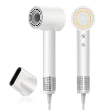 Imagem de Secador de cabelo zhiyangfei Negative Ion 110.000 RPM 3 Heat White