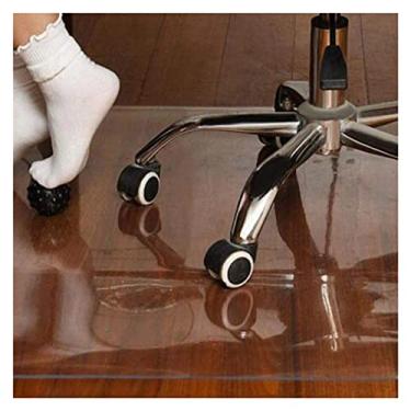 Imagem de Tapete de vinil transparente de 80 cm/100 cm/120 cm/140 cm de largura, tapete protetor de tapete impermeável de PVC transparente para entrada na sala de estar, fácil de limpar (tamanho: 80 cm x 150 cm