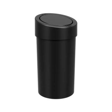 Imagem de Lixeira com Tampa Press Coza 9 Litros Preto Brinox - 10909/0008
