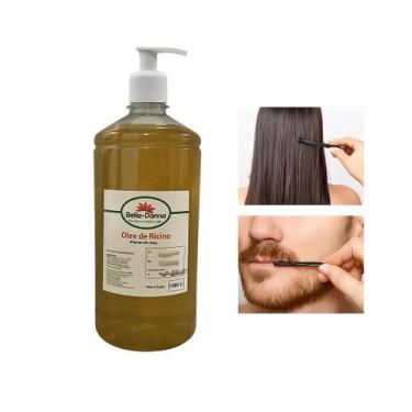 Imagem de 1 Lt Óleo De Rícino Cabelo Com Bico Dispenser - Bella Donna