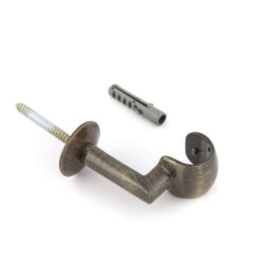 Imagem de KIT PAR Suporte de Teto Para Varão de Cortina 19mm - Decoração Elegant