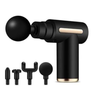 Imagem de Pistola de Massagem Profissional Original | 6 Níveis Ajustáveis + Cabeça Multiangular | Bateria 2500mAh 4H | Alívio Muscular e Relaxamento(Vermelho)