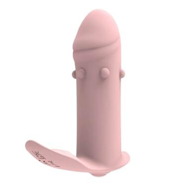Imagem de Vibrador com Controle por App Bluetooth USB Recarrregável, Discreto, Silencioso, Potente, 9 Modos, Estimulador Feminino (Rosa)