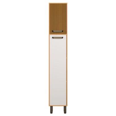 Imagem de Paneleiro De Cozinha 40cm Emily Freijó Ripado Off White Acetinado Z44 - Mpozenato