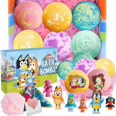 Imagem de POPBATH Bath Bombs for Kids: XXL Bath Bombs with Surprise Inside, Organic Bath Bombs Rich in Natural Essential Oils, Kids Bath Bombs Gift Set for Dry Skin Moisturize, Gifts Card for Kids (