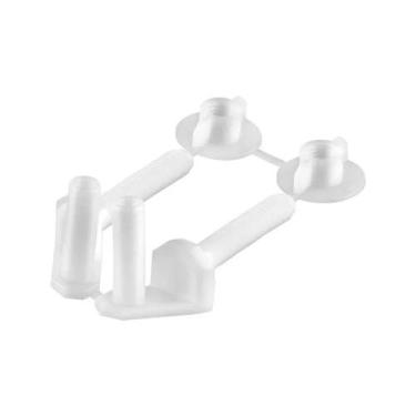 Imagem de Conjunto Parafuso de Fixação para Assentos Sanitários Herc Cor Branco
