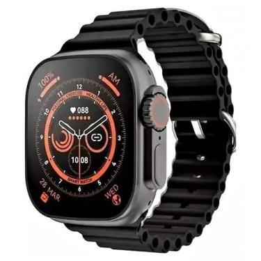 Imagem de Relógio Digital Microwear Serie 9 Ultra Max 49mm Modelo 2023, Titanium