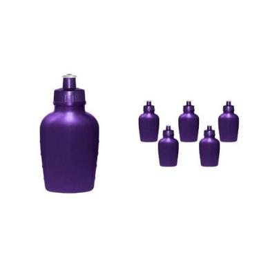 Imagem de Kit 6 Cantis 500Ml Lilás Plástico Premium - Bb Store