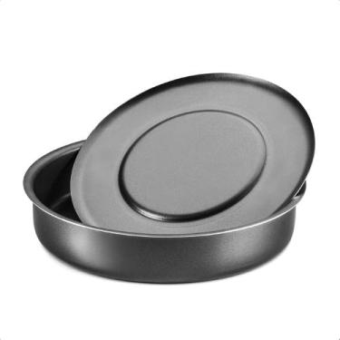 Imagem de Assadeira Fundo Removível Antiaderente 3,1L Para Bolos Tortas Cozinha 