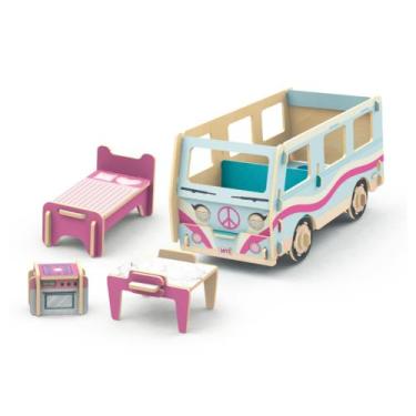 Imagem de Brinquedo Quebra-Cabeça 3D LOL Surprise Groove Camper de 38 Peças - Xa