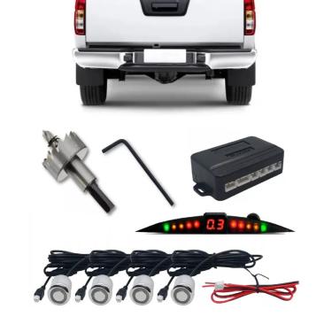 Imagem de Sensor Cromado Parachoque de Metal Nissan Frontier 2008/2022