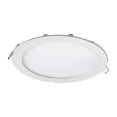 Imagem de Painel Led Slim Embutir Redondo Blumenau 24w 6500k Branco Frio