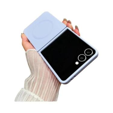 Imagem de Capa De Silicone Líquido Magnético Macio Para Samsung Galaxy Z Flip 7 