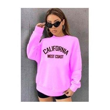 Imagem de Moletom Careca California West Coast (FRENTE) Unissex Feminino e Mascu