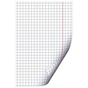 Imagem de Papel Almaço Quadriculado Com 400 Folhas Credeal, Unico