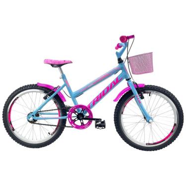 Imagem de Bicicleta Aro 20 Feminina Infantil Tridal Azul Céu