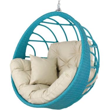 Imagem de Balanço Ninho Suspenso Hungria em Alumínio e Fibra sintética - Teto, Jardim, Área