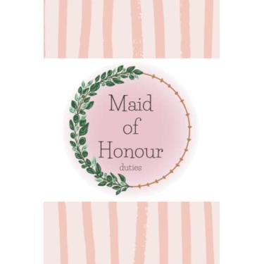 Imagem de Caderno de deveres de dama de honra para todas as coisas de casamento! Tribo de noiva. Galinha faz ideias. Preparação de casamento. Festa de despedida de solteira: 15 x 23 cm, 120 páginas pautadas,