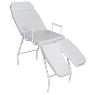 Imagem de Maca 3 Posições Bi-Perna Estética Com Apoio de Braços For-ty (Branco Bagum)