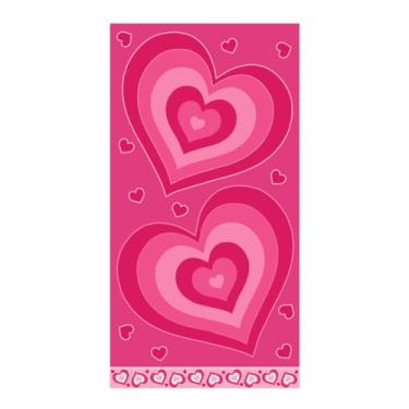 Imagem de Toalhão de Praia Aveludada 78x150 Beach - Appel (Coração, 78 x 150)
